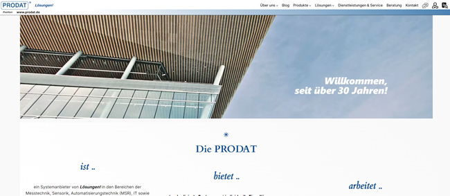 PRODAT CMS - Website 2.0